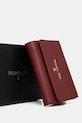 Patrizia Pepe portfel skórzany bordowy CQ7081.L001