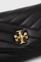 čierna Kožená kabelka Tory Burch