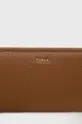 Кожаный кошелек Furla коричневый