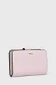 Шкіряний гаманець Furla рожевий