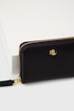 Doplnky Kožená peňaženka Lauren Ralph Lauren 432876729003 čierna