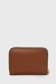 Кожаный кошелек Lauren Ralph Lauren коричневый