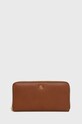 Lauren Ralph Lauren portofel de piele piele maro 432876730004