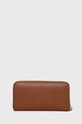 Kožená peněženka Lauren Ralph Lauren 432876730004 hnědá AW22