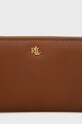 Accesorii Lauren Ralph Lauren portofel de piele 432876730004 maro