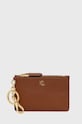 Lauren Ralph Lauren etui na karty skórzane 432876731001 skóra licowa brązowy 432876731001