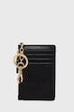 Δερμάτινη θήκη για κάρτες Lauren Ralph Lauren 432876731002 μαύρο AW22