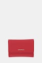 Coccinelle portfel skórzany skóra licowa czerwony E2.MW5.11.66.01