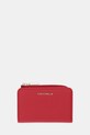 Coccinelle portfel skórzany skóra licowa czerwony E2.MW5.17.01.01