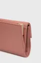 Шкіряний гаманець Coccinelle рожевий