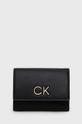 negru Calvin Klein portofel + breloc De femei
