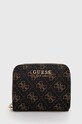 Peňaženka Guess LAUREL imitácia kože hnedá SWQE85.00370