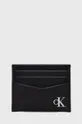 μαύρο Δερμάτινη θήκη για κάρτες Calvin Klein Jeans Γυναικεία