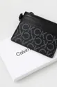 čierna Puzdro na karty Calvin Klein