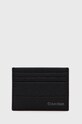 Calvin Klein etui na karty skórzane skóra licowa czarny K50K509178.9BYY