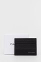 Calvin Klein etui na karty skórzane czarny K50K509178.9BYY