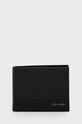 Calvin Klein portfel skórzany skóra licowa czarny K50K509179.9BYY