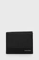 Calvin Klein portfel skórzany skóra licowa czarny K50K509179.9BYY