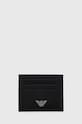 Калъф за карти Emporio Armani изкуствена кожа черен Y4R173.Y138E