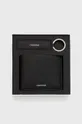 μαύρο Δερμάτινο πορτοφόλι + μπρελόκ Calvin Klein Ανδρικά