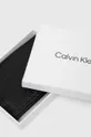črna Usnjen etui za kartice Calvin Klein