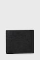 Akcesoria BOSS portfel skórzany 50470450 czarny