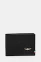 Aeronautica Militare portfel skórzany skóra licowa czarny AM100