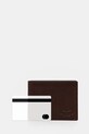 Kožená peněženka Aeronautica Militare AM171 hnědá
