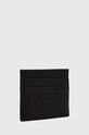 Usnjen etui za kartice Abercrombie & Fitch KI112.3083.900 črna AW22