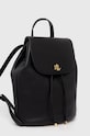 Lauren Ralph Lauren plecak skórzany 431876726001 431876726001 czarny AW22