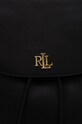 Akcesoria Lauren Ralph Lauren plecak skórzany 431876726001 431876726001 czarny