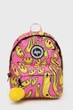 roza Dječji ruksak Hype Pink & Yellow Happy Face Twlg-747 Za djevojčice