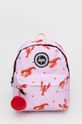 różowy Hype plecak dziecięcy Pink & Red Lobster TWLG-748 Dziewczęcy