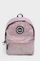 roza Dječji ruksak Hype Iridescent Sequin Twlg-775 Za djevojčice