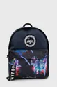 темно-синій Дитячий рюкзак Hype Blue Pocket Space Dinosaur Mini Twlg-942 Для дівчаток