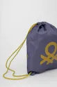 Дитячий рюкзак United Colors of Benetton фіолетовий