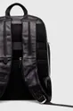 чорний Шкіряний рюкзак Aeronautica Militare