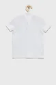 Παιδικά βαμβακερά μπλουζάκια πόλο Tommy Hilfiger λευκό
