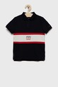 Tommy Hilfiger polo dziecięce wzorzyste granatowy KB0KB07499.9BYY