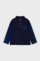 σκούρο μπλε Παιδικά βαμβακερά μπλουζάκια πόλο Mayoral Για αγόρια