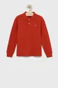 rdeča Otroška bombažna majica z dolgimi rokavi United Colors of Benetton Fantovski