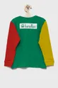 Dječja pamučna majica dugih rukava United Colors of Benetton šarena