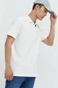 λευκό Βαμβακερό μπλουζάκι πόλο Tom Tailor