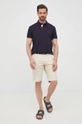 Tommy Hilfiger polo bawełniane granatowy