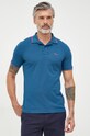 BOSS polo bawełniane niebieski 50471690