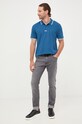 BOSS polo bawełniane BOSS ORANGE 50468843 50468843 niebieski AA00