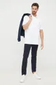 Calvin Klein Jeans polo bawełniane biały