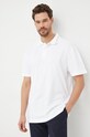 Calvin Klein Jeans polo bawełniane biały J30J320888.9BYY