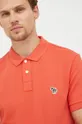 πορτοκαλί Βαμβακερό μπλουζάκι πόλο PS Paul Smith
