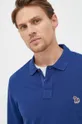 σκούρο μπλε Βαμβακερή μπλούζα με μακριά μανίκια PS Paul Smith